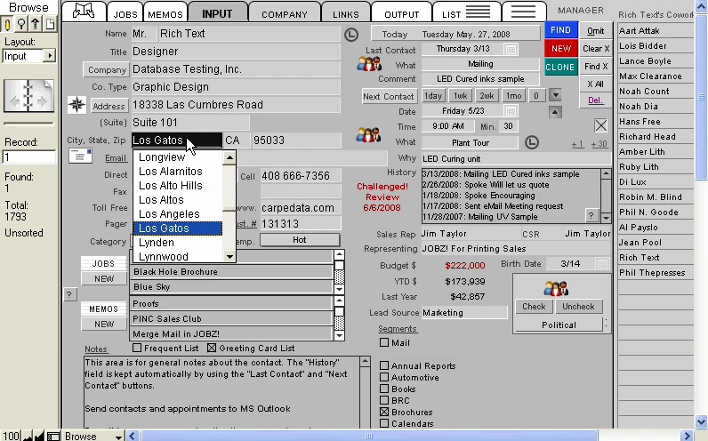 Contact Management, Part 1